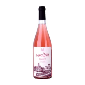 Bottiglia Borgognotta Rosato vino rosato italiano 100% uve selezionate