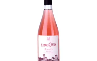 Bottiglia Borgognotta Rosato vino rosato italiano 100% uve selezionate