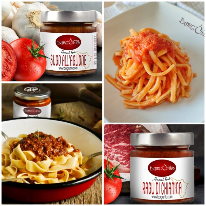 Sugo all'Aglione e Ragù di Chianina