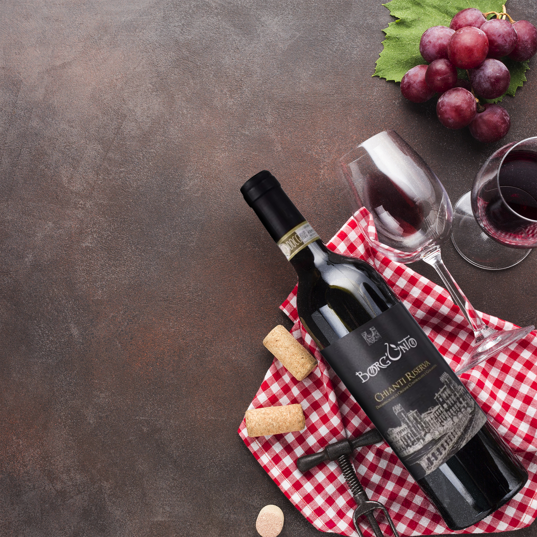 Box 3 Vini Borgunto – Chianti Riserva DOCG dalle Colline di Arezzo