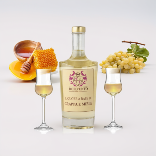 Box 3 bottiglie di Grappa al miele di Millefiori