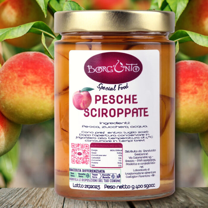 Pesche Sciroppate 3 pezzi